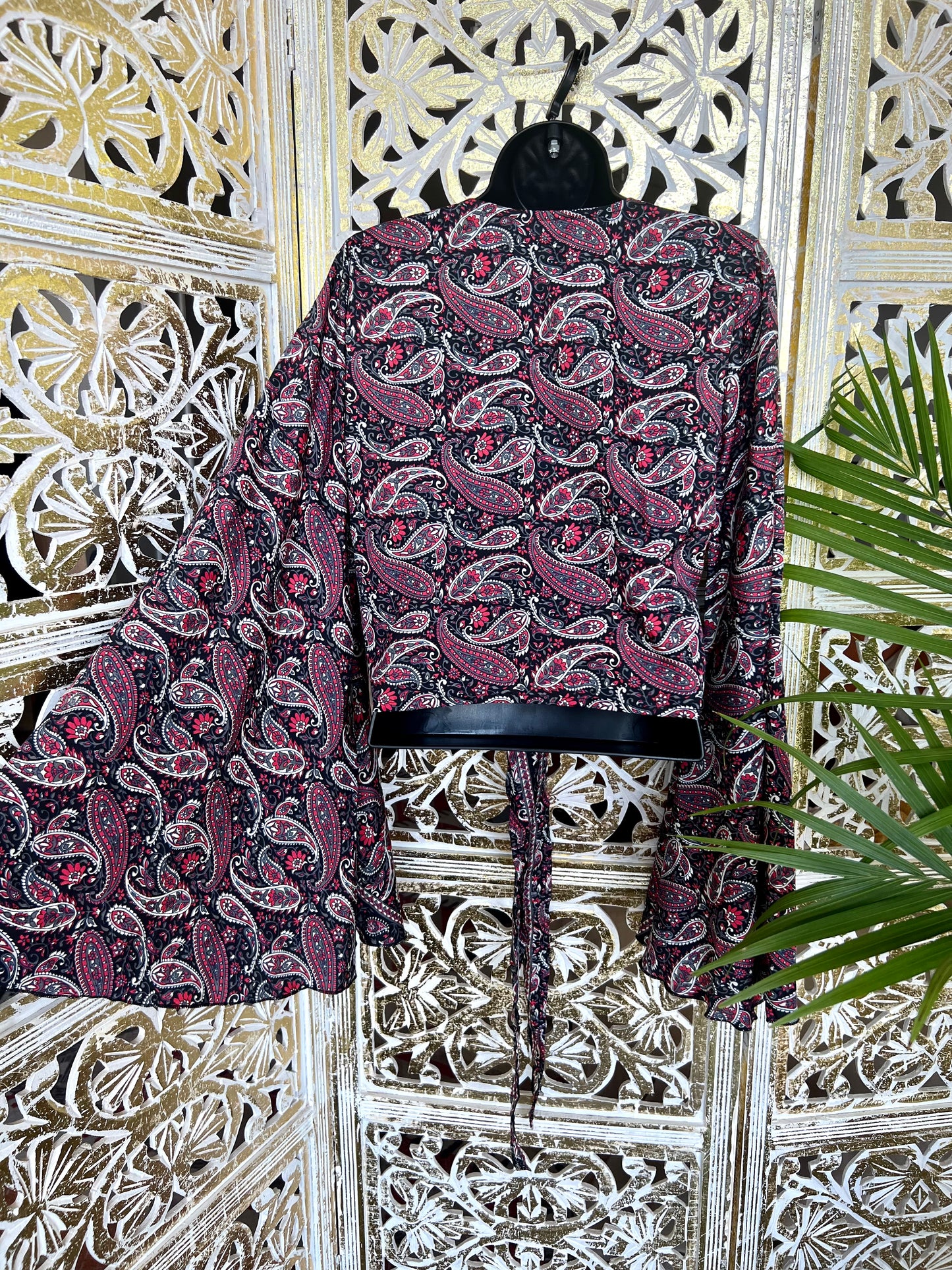 Silk Sari Goddess Top - Paisley Crazy