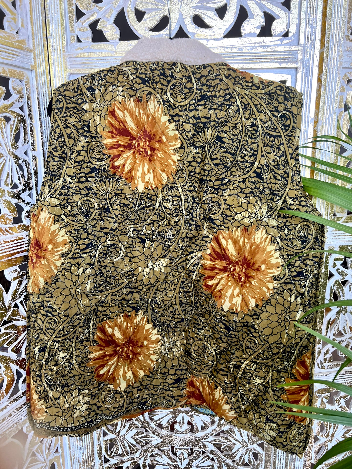 Reversible Vest - Green & Gold