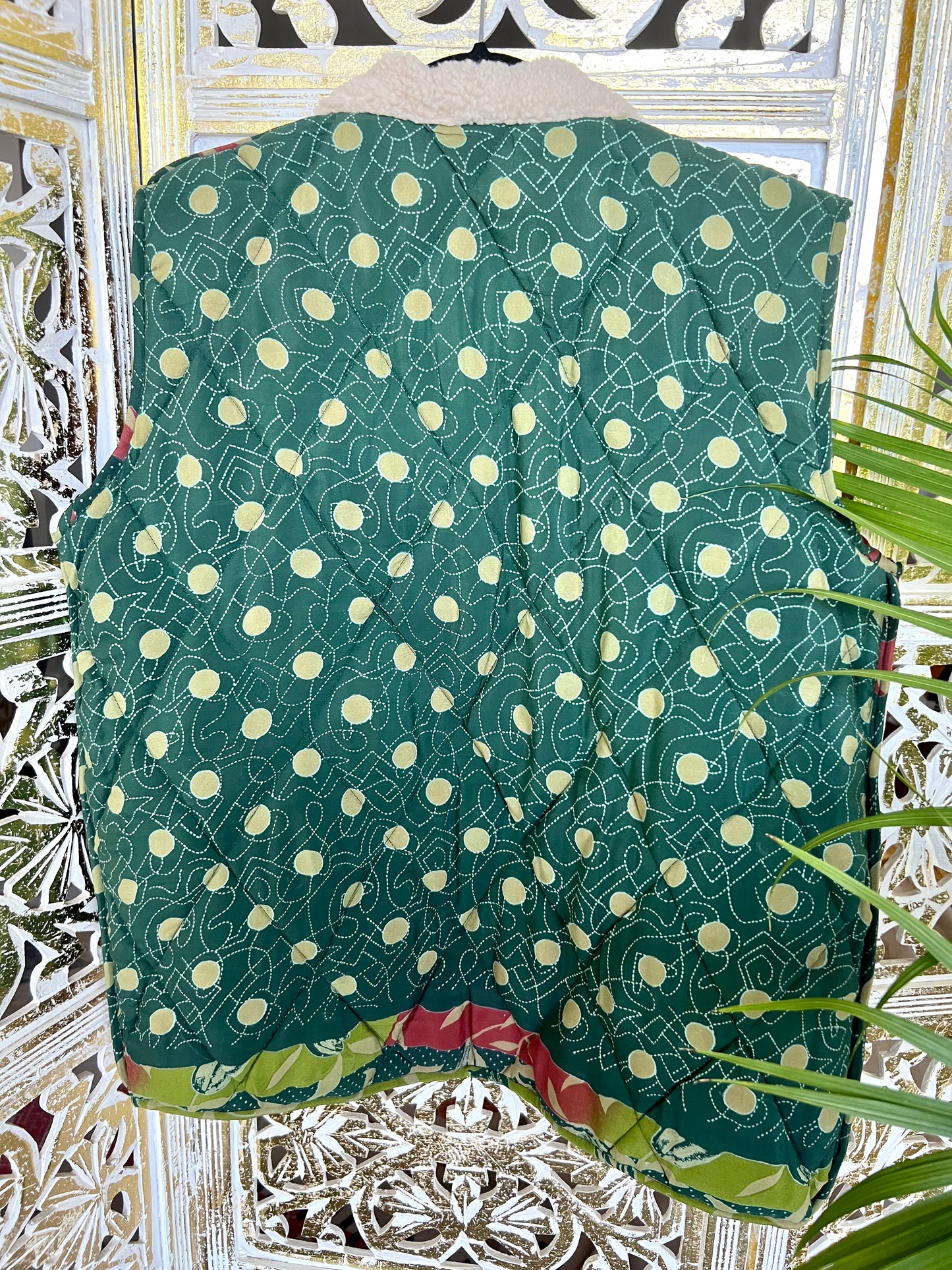 Reversible Vest - Copper & Green