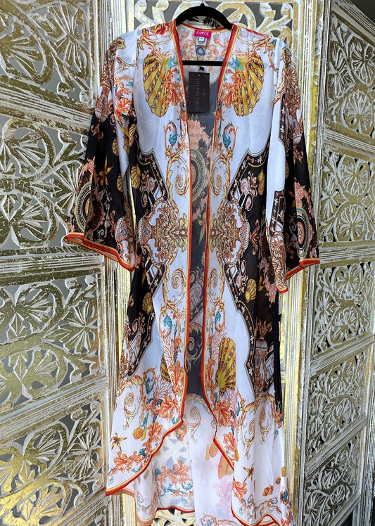 Kimono - White & Black