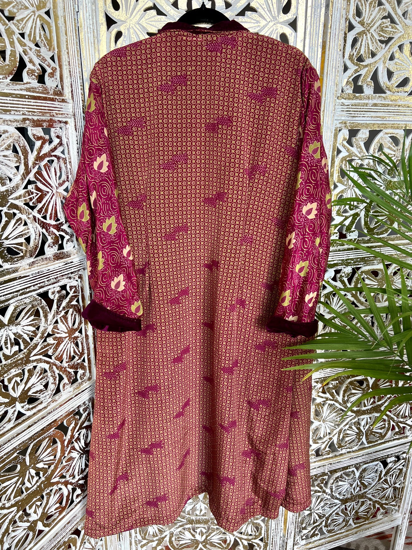 Velvet Jacket (reversible) - Fuchsia