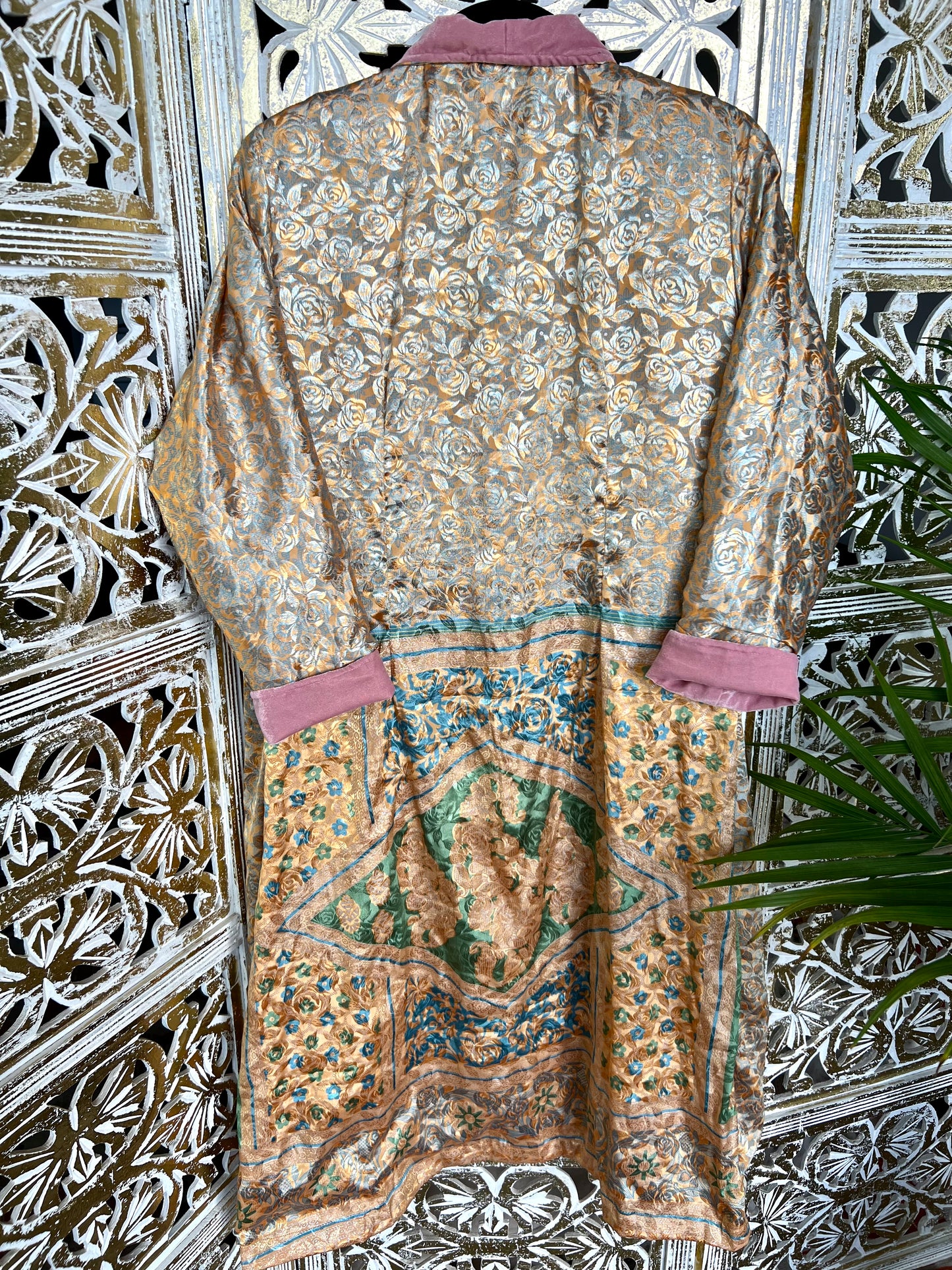 Velvet Jacket (reversible) - Peachy Pink