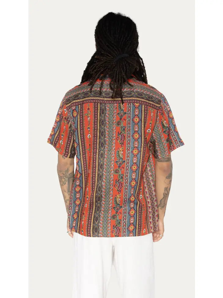 Vilas Button Up Shirt - Red