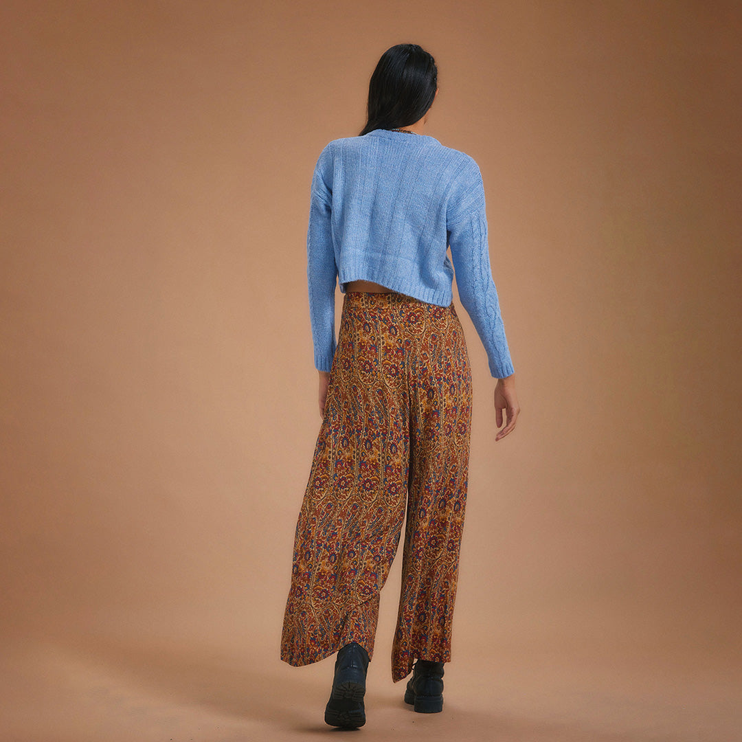 Groovy Wide Leg Palazzo Pants