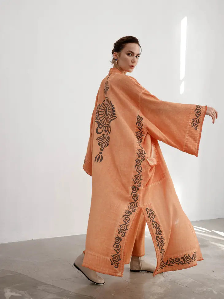 Gaia Kimono - Orange