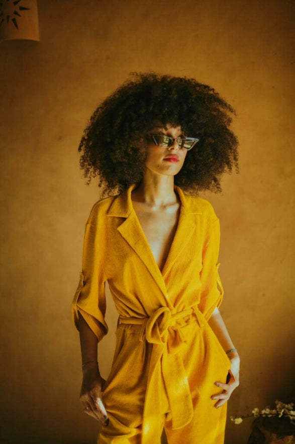 Jumpsuit - Mustard